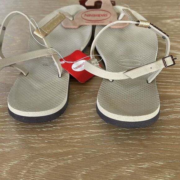 Havaianas women you rio sandal - sand grey,Size 7.5, NWT - Picture 6 of 9